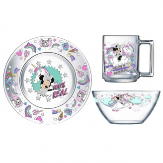 Набор детский ОСЗ DISNEY МИННИ И ЕДИНОРОГ 3пр