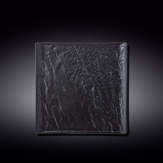 Тарелка квадратная WILMAX SLATESTONE BLACK 21,5х21,5см WL-661106 / A