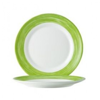 Тарелка пирожковая круглая Arcoroc Brush Green 155мм