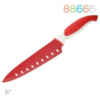 Нож Granchio поварской красный 88666