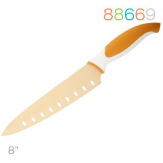 Нож Granchio поварской  оранж. 88669