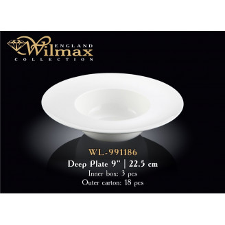 Тарелка глубокая круглая Wilmax 23 см WL-991186 / A
