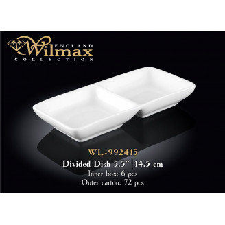 Менажница двойная Wilmax 14,5 см WL-992415