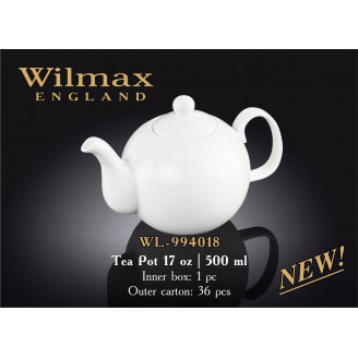 Чайник заварочный Wilmax Color 500 мл WL-994018 / 1C