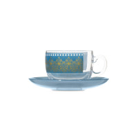 Чайный сервиз Luminarc Bagatelle Turquoise 220мл-12пр Q8812