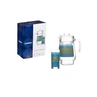 Набор для воды Luminarc Bagatelle Turquoise 7пр Q8814