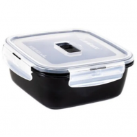 Пищевой контейнер квадратный Luminarc Pure Box Active Black 760мл V1474